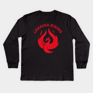 Lahaina Rising Kids Long Sleeve T-Shirt